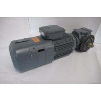 158 RPM 1,5 KW Asmaat 25 mm, geremd IE3. Unused. 